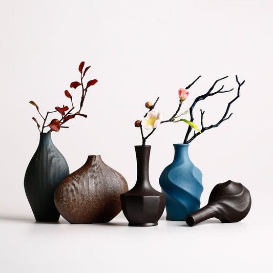 Ceramic vase simulating dry flower vase - NOOKLITE