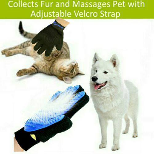 Mr. Peanut's 2 Pak HanD 259 Silicone Pins Pet Grooming Gloves - Ponderzen